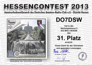 Hessencontest 2013 70cm
